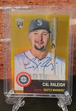 2022 Topps Chrome Platinum Anniversary Cal Raleigh Gold  Auto RC Cpa-cr # 20/50  for sale  Shipping to South Africa