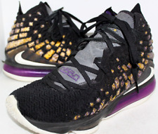 Tênis de basquete Nike LeBron XVII 17 'Lakers' BQ3177-004 - Tamanho 11 comprar usado  Enviando para Brazil