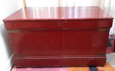 Antique wooden chest for sale  Ireland
