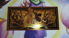 Billet Titanic James Cameron Collector Doré card carte film DiCaprio Winslet, usado comprar usado  Enviando para Brazil