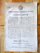 1844 notificazione governo usato  Imola