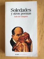 Soledades y otros poemas - Luis de Góngora ❤️Español Spanisch Libro❤️ segunda mano  Embacar hacia Argentina