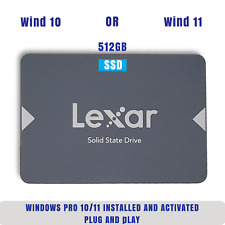 Unidad de estado sólido SSD 512 GB Lexar Sata III Windows 10/11 Professional Instalada segunda mano  Embacar hacia Argentina