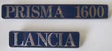 Originali placche posteriori LANCIA PRISMA 1600 in metallo cromato – anni 80, usado segunda mano  Embacar hacia Argentina