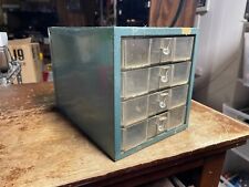 Used, 4-Drawer Small Parts Metal Tools Organizer Storage Vintage for sale  Shipping to South Africa