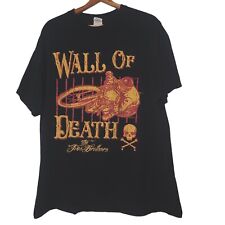 Usado, Camiseta Ives Brothers Cycles Wall Of Death masculina GG preta motociclistas corridas comprar usado  Enviando para Brazil