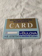 Bulova card international usato  Asti