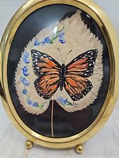 Vintage butterfly painting for sale  Round Lake