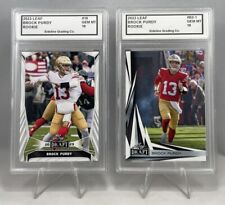 Brock Purdy Rookie Set Graded 10 Gem Mint 2023 Leaf #B2-1 & #19 49ers Star RC, usado comprar usado  Enviando para Brazil