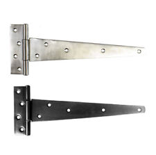 Tee Hinges X 2 Shed Door Gate Heavy Duty Hinge 4" 6" 8" 10" 12" 14" 16" 18" 24" for sale  Shipping to South Africa