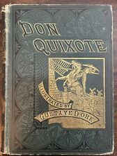 Usado, Libro Antiguo de Tapa Dura Don Quijote de Cervantes 1880 Ilustrado por Gustave Dore segunda mano  Embacar hacia Argentina