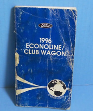 Ford Econoline/Club Wagon 96 1996 manual de dueños segunda mano  Embacar hacia Mexico