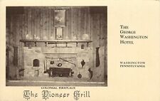 Cartão postal Pioneer Grill George Washington Hotel Pensilvânia lareira colonial comprar usado  Enviando para Brazil