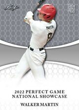 WALKER MARTIN  2022 LEAF PERFECT GAME "1ST EVER PRINTED" ROOKIE CARD #296 for sale  Shipping to South Africa