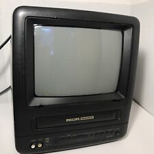 Phillips Magnavox 9” CCA092AT02 Retro  TV  1999 CRT VCR VHS Combo NONWORKING  for sale  Shipping to South Africa