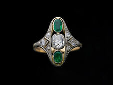 Antiker ring smaragde gebraucht kaufen  Düsseldorf