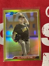 2020 Bowman Chrome MacKenzie Gore 1992 estilo refrator dourado #d 20/50 Padres comprar usado  Enviando para Brazil