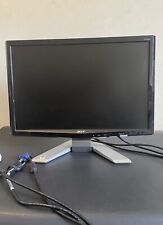 Acer Computer Monitor P191w LCD 19" Flat Widescreen With Stand And Cords for sale  Shipping to South Africa