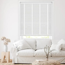 Faux wood Venetian Blinds window Blind 50MM - 150cm Drop White with Tape Blind for sale  Shipping to South Africa