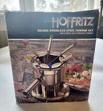 Conjunto de fondue Hoffritz Deluxe aço inoxidável - 6 garfos - Novo em caixa aberta  comprar usado  Enviando para Brazil