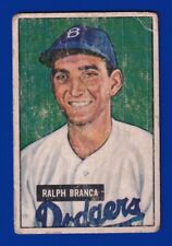  RALPH BRANCA dodgers 1951 BOWMAN #56 FAIR comprar usado  Enviando para Brazil