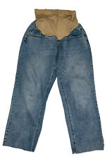 Indigo Blue Jeans Womens Maternity XL XLarge Pull On Blue Denim for sale  Shipping to South Africa