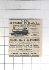 1906 hawthorn leslie for sale  UK