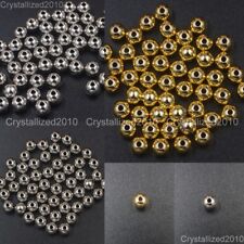 Stainless Steel Round Ball Spacer Jewelry Crafts Findings Beads 4mm 5mm 6mm 8mm for sale  Shipping to South Africa