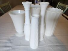 lot milk glass vases for sale  Thonotosassa
