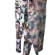 Leggings femininas Evolution And Creation rosa tamanho pequeno cintura alta pacote com duas, usado comprar usado  Enviando para Brazil