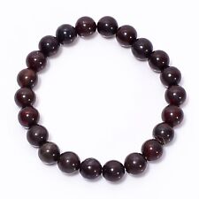 8 Multi Color Iron Tiger Eye Gemstone Round Beads Elastic Bracelet Birthday Gift for sale  Shipping to South Africa