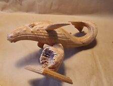 Wooden whale carving for sale  BICESTER