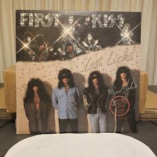 KISS First KISS Last Licks Promo Duelo de Vinilo Firmado por Paul Stanley y Bruce Kulick segunda mano  Embacar hacia Mexico