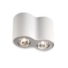 Litecraft Downlight Tiltable Spotlight Ceiling 2 Light Fitting - White Clearance for sale  Shipping to South Africa