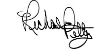 Calcomanía de vinilo Richard Petty pegatina autógrafo firma NASCAR El Rey, usado segunda mano  Embacar hacia Argentina