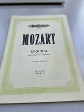 Mozart requiem klavierauszug gebraucht kaufen  Hannover