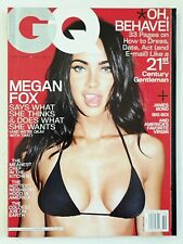 Usado, Capa MEGAN FOX Magazine GQ / Fotos outubro de 2008 / James Bond The Meanest Chef comprar usado  Enviando para Brazil