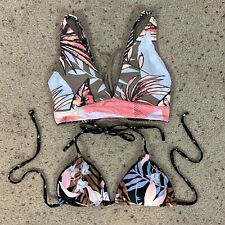 Used, MAAJI Size SMALL Lot Of  2: Reversible Floral Print BIKINI TOP Swim Suit Womens for sale  Shipping to South Africa