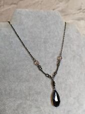 Black teardrop pendant for sale  BROMSGROVE