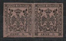 1855 MODENA TX NEWSPAPERS NO.3 NORMAL + VARIETY INCOMPLETE PRINT MNH** SPL for sale  Shipping to South Africa