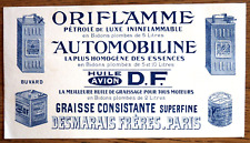 Buvard oriflamme automobiline d'occasion  Dammarie