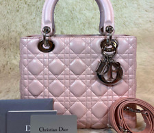 Bolsa de mão Christian Dior Lady Dior Cannage couro bidirecional rosa 240329N comprar usado  Enviando para Brazil