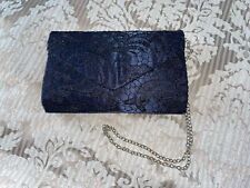 Navy lace clutch for sale  CARDIFF