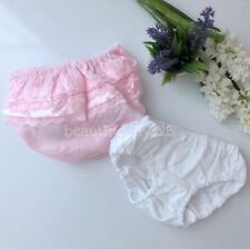 Baby Girl Toddler Frilly Lace Knickers Pants Wedding Christening Party 0-3 years for sale  Shipping to South Africa