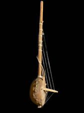 Arte africano real figura africana musical africano clásico Kora -8734 segunda mano  Embacar hacia Argentina