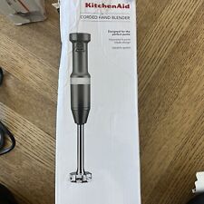 KitchenAid KHBV53DG Variable Speed Corded Hand Blender, Matte Charcoal Gray., used for sale  Shipping to South Africa