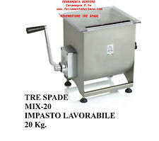 TRE SPADE MIX-20 Cod. F70300 Impastatrice mescolatore manuale di carne  usato  Villanova Solaro