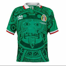 Maglia Maglietta Retrò Calcio Mexico Messico 1998 Home Away Shirt usato  Italia