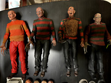 Usado, Figura de acción NECA Freddy Krueger Pesadilla en Elm Street 7" modelo de juguete LOTE de 4 segunda mano  Embacar hacia Argentina
