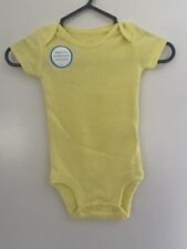 Carters Unisex Bebé Amarillo Liso 100% Algodón Mangas Cortas Amarillo Nuevo en Caja segunda mano  Embacar hacia Argentina